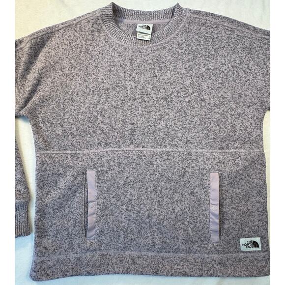 The North Face Womens Pink Sweater Sweatshirt Pullover Medium Active Top - Picture 4 of 9
